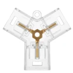 Conector De Empalme Para LED Hexagonal T5 Modelo Y