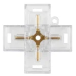 Conector De Empalme Para LED Hexagonal T5 Modelo Cruz +