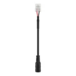 Conector De CD a 2 Pines 10mm Adaptador de Cable Jack para tira LED Mono Color