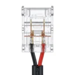 Conector De CD a 2 Pines 10mm Adaptador de Cable Jack para tira LED Mono Color - Imagen 2