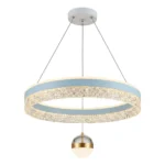 Lampara Led Colgante Moderna Cicular Blanco 40w ABS - Imagen 2