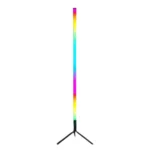 Tubo Led Para Piso Rgb 1.20m-pixel-programable + App + Control + Base