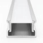 Perfil De Aluminio Para Embutir 17x7Mm, Incluye Difusor Opal 12mm, 2Mt