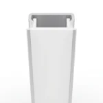 Perfil De Aluminio Para Embutir 17x7Mm, Incluye Difusor Opal 12mm, 2Mt - Imagen 3